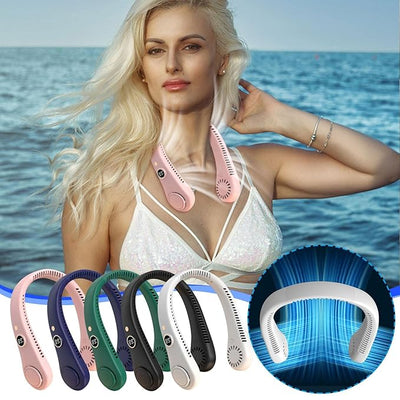 ❄️ ArcticBreeze™ Rechargeable Neck Fan (@699)