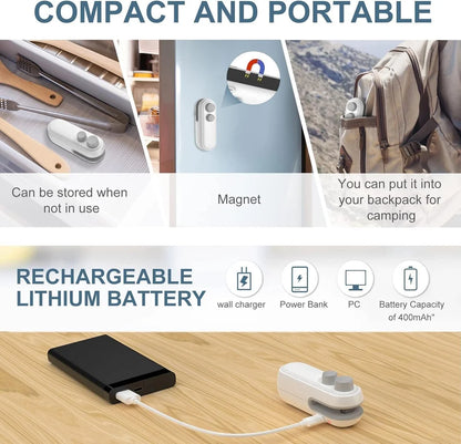 Zeno FreshLock – Mini Portable Bag Sealer
