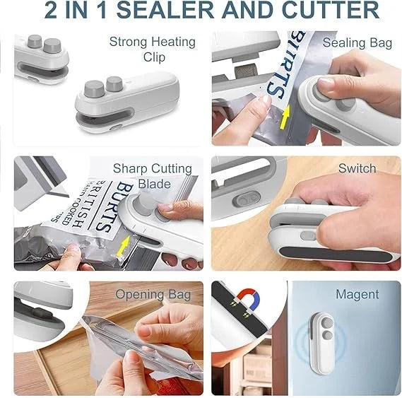 Zeno FreshLock – Mini Portable Bag Sealer