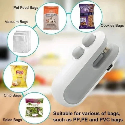 Zeno FreshLock – Mini Portable Bag Sealer